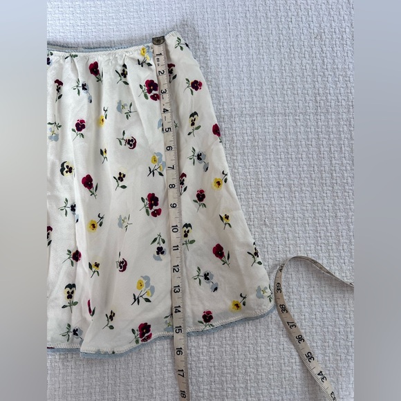 DOEN GAP Cream Floral A-Line Girls' Skirt - Picture 4 of 7